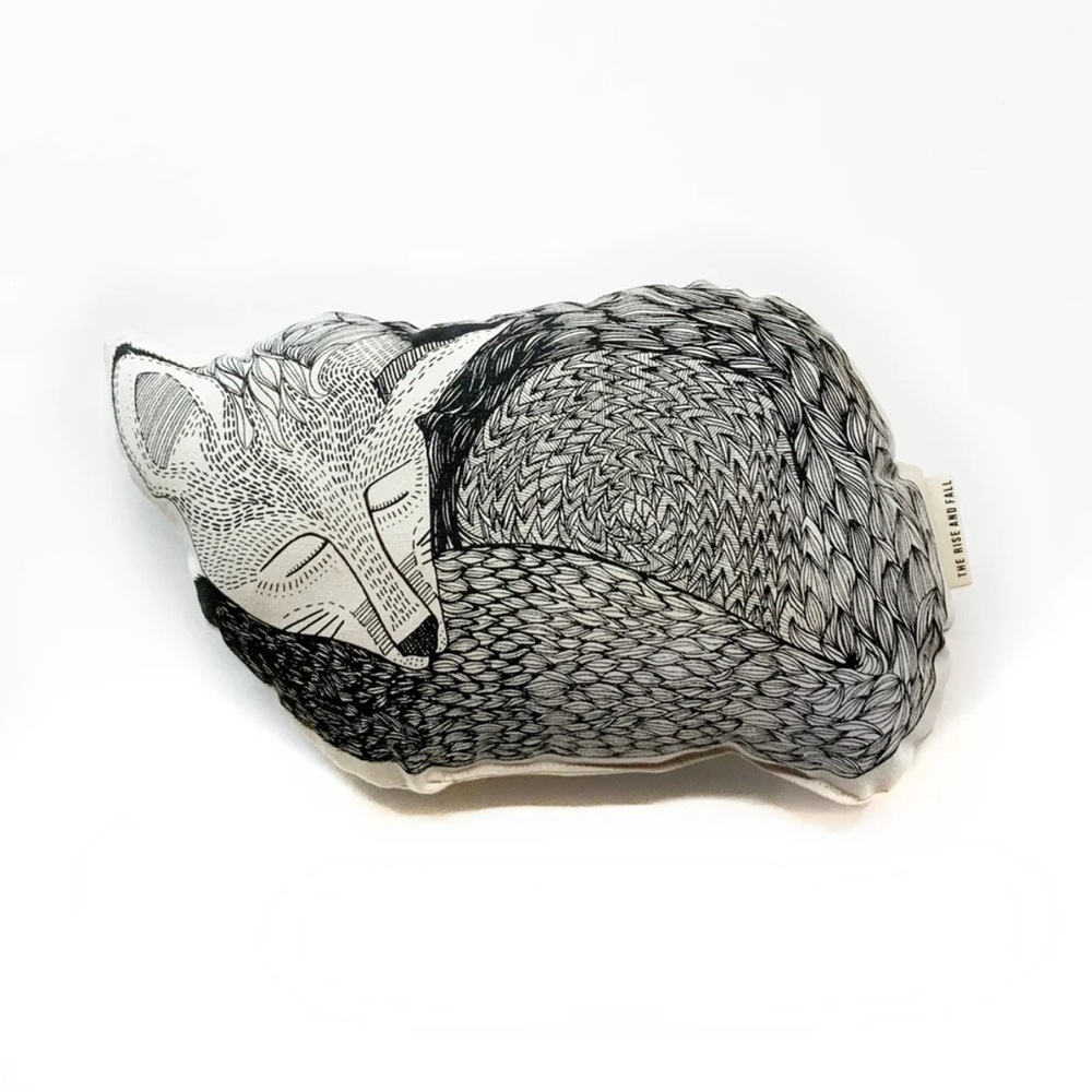 THE RISE AND FALL - SLEEPING FOX PILLOW